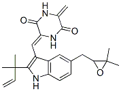 3-[(Z)-[5-[(3,3-Dimethyloxiranyl)methyl]-2-(1,1-dimethyl-2-propenyl)-1H-indol-3-yl]methylene]-6-methylene-2,5-piperazinedione CAS#: 60422-89-1