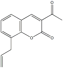 3-acetyl-8-allyl-2H-chromen-2-one CAS#: 6301-16-2
