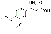 3-amino-3-(3-ethoxy-4-isopropoxyphenyl)propanoic acid CAS#: 696645-82-6
