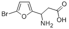 3-amino-3-(5-bromo-2-furyl)propanoic acid CAS#: 682803-05-0