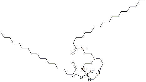 [3-[bis[2-[(1-oxooctadecyl)amino]ethyl]amino]propylidyne]ethylammonium ethyl sulphate CAS#: 68189-22-0