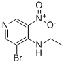 3-bromo-N-ethyl-5-nitropyridin-4-amine CAS#: 607371-01-7