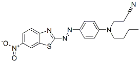 3-[butyl[4-[(6-nitro-2-benzothiazolyl)azo]phenyl]amino]propiononitrile CAS#: 67905-67-3