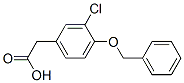 [3-chloro-4-(phenylmethoxy)phenyl]acetic acid CAS#: 60736-70-1
