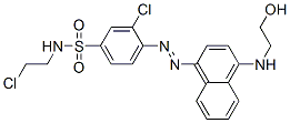 3-chloro-N-(2-chloroethyl)-4-[[4-[(2-hydroxyethyl)amino]-1-naphthyl]azo]benzenesulphonamide CAS#: 70865-33-7