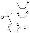 3-chloro-N-(3-fluoro-2-methylphenyl)benzamide CAS#: 698985-98-7