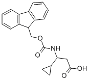 3-cyclopropyl-3-{[(9H-fluoren-9-ylmethoxy)carbonyl]amino}propanoic acid CAS#: 683217-51-8