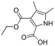 3-ethoxycarbonyl-4,5-dimethyl-1H-pyrrole-2-carboxylic acid CAS#: 63900-79-8