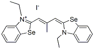 3-ethyl-2-[3-(3-ethyl-3H-benzoselenazol-2-ylidene)isobut-1-enyl]benzoselenazolium iodide CAS#: 7310-87-4