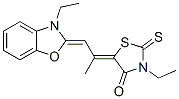 3-ethyl-5-[2-(3-ethyl-(3H)-benzoxazol-2-ylidene)-1-methylethylidene]-2-thioxothiazolidin-4-one CAS#: 63123-26-2