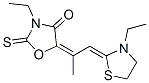 3-ethyl-5-[2-(3-ethylthiazolidin-2-ylidene)-1-methylethylidene]-2-thioxooxazolidin-4-one CAS#: 65122-01-2