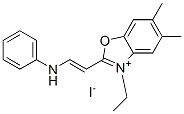 3-ethyl-5,6-dimethyl-2-[2-(phenylamino)vinyl]benzoxazolium iodide CAS#: 67990-11-8