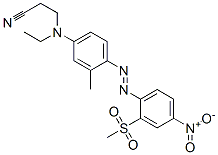 3-[ethyl[3-methyl-4-[[2-(methylsulphonyl)-4-nitrophenyl]azo]phenyl]amino]propiononitrile CAS#: 67906-60-9