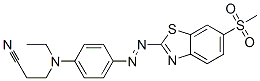 3-[ethyl[4-[[6-(methylsulphonyl)benzothiazol-2-yl]azo]phenyl]amino]propiononitrile CAS#: 63467-01-6