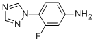 3-fluoro-4-(1H-1,2,4-triazol-1-yl)aniline CAS#: 181997-13-7