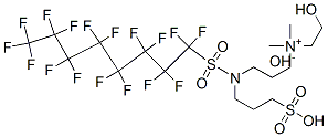 [3-[[(heptadecafluorooctyl)sulphonyl](3-sulphopropyl)amino]propyl](2-hydroxyethyl)dimethylammonium hydroxide CAS#: 68298-11-3