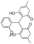 3-hydroxy-2-[(2-hydroxy-4-methyl-6-oxo-1-cyclohexa-1,3-dienyl)-(2-meth oxyphenyl)methyl]-5-methyl-cyclohexa-2,4-dien-1-one CAS#: 6299-47-4