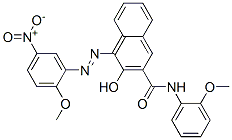 3-hydroxy-4-[(2-methoxy-5-nitrophenyl)azo]-N-(2-methoxyphenyl)naphthalene-2-carboxamide CAS#: 67990-07-2