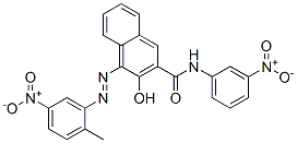 3-hydroxy-4-[(2-methyl-5-nitrophenyl)azo]-N-(3-nitrophenyl)naphthalene-2-carboxamide CAS#: 6358-47-0