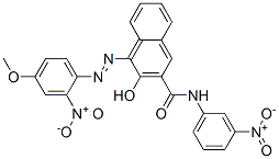 3-hydroxy-4-[(4-methoxy-2-nitrophenyl)azo]-N-(3-nitrophenyl)naphthalene-2-carboxamide CAS#: 69815-56-1