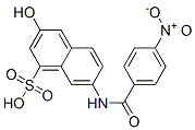 3-hydroxy-7-[(4-nitrobenzoyl)amino]naphthalenesulphonic acid CAS#: 68516-58-5