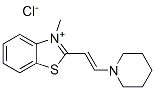3-methyl-2-[2-piperidinovinyl]benzothiazolium chloride CAS#: 63512-55-0