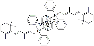 [3-methyl-5-(2,6,6-trimethyl-1-cyclohexen-1-yl)-2,4-pentadienyl]triphenylphosphonium sulphate CAS#: 751-83-7