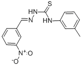 3-nitrobenzaldehyde N-(3-methylphenyl)thiosemicarbazone CAS#: 7728-25-8