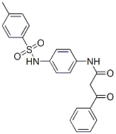 3-oxo-3-phenyl-N-[4-[[(p-tolyl)sulphonyl]amino]phenyl]propionamide CAS#: 61791-82-0