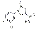 3-pyrrolidinecarboxylic acid, 1-(3-chloro-4-fluorophenyl)- CAS#: 696647-51-5