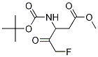 3-[[(tert-Butoxy)carbonyl]amino]-5-fluoro-4-oxopentanoic acid methyl ester CAS#: 634911-80-1