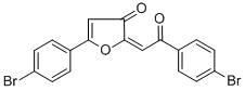 3(2H)-Furanone, 5-(4-bromophenyl)-2-(2-(4-bromophenyl)-2-oxoethylidene )- CAS#: 70591-12-7