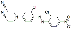 3,3'-[[3-Chloro-4-[(2-chloro-4-nitrophenyl)azo]phenyl]imino]bis(propanenitrile) CAS#: 68391-46-8