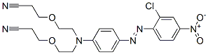 3,3'-[[[4-[(2-chloro-4-nitrophenyl)azo]phenyl]imino]bis(ethyleneoxy)]bispropiononitrile CAS#: 68391-49-1