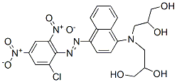 3,3'-[[4-[(2-chloro-4,6-dinitrophenyl)azo]naphthyl]imino]bispropane-1,2-diol CAS#: 67827-62-7