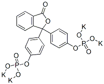 3,3-Bis[4-[[bis(potassiooxy)phosphinyl]oxy]phenyl]-1(3H)-isobenzofuranone CAS#: 69815-55-0