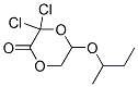 3,3-Dichloro-5-(1-methylpropoxy)-1,4-dioxan-2-one CAS#: 65423-14-5
