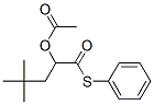 3,3-Dimethyl-1-[(phenylsulfanyl)carbonyl]butyl acetate CAS#: 65302-92-3