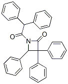 3,3,4-Triphenyl-1-(diphenylacetyl)azetidin-2-one CAS#: 64187-60-6