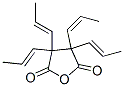 3,3,4,4-tetrakis[(Z)-prop-1-enyl]oxolane-2,5-dione CAS#: 63979-82-8