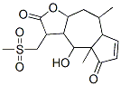 3,3a,4,4a,7a,8,9,9a-Octahydro-4-hydroxy-4a,8-dimethyl-3-[(methylsulfonyl)methyl]azuleno[6,5-b]furan-2,5-dione CAS#: 65128-06-5