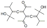 3,4-Bis(3-hydroxy-3-methyl-2-isopropyl-1-butenylidene)-2,5-hexanedione CAS#: 69651-45-2