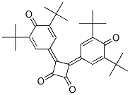 3,4-Bis(3,5-ditert-butyl-4-oxo-2,5-cyclohexadien-1-ylidene)cyclobutane-1,2-dione CAS#: 61377-19-3