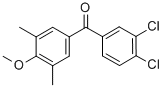 3,4-DICHLORO-3',5'-DIMETHYL-4'-METHOXYBENZOPHENONE CAS#: 61259-86-7