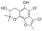 (+)-3,4-Dichloro-7,8-dihydro-2,8,8-trimethyl-6H-furo[3,2-h][1]benzopyran-5,7-diol CAS#: 69616-75-7