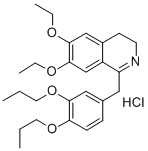 3,4-Dihydro-6,7-diethoxy-1-((3,4-dipropoxyphenyl)methyl)isoquinoline h ydrochloride CAS#: 69373-91-7