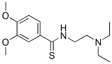 3,4-Dimethoxy-N-[2-(diethylamino)ethyl]benzothioamide CAS#: 69353-47-5