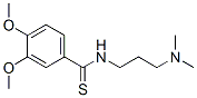 3,4-Dimethoxy-N-[3-(dimethylamino)propyl]benzothioamide CAS#: 69353-24-8