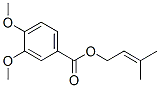 3,4-Dimethoxybenzoic acid 3-methyl-2-butenyl ester CAS#: 66067-30-9