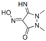 3,4-Pyrazolidinedione, 5-imino-1,2-dimethyl-, 4-oxime CAS#: 69386-73-8